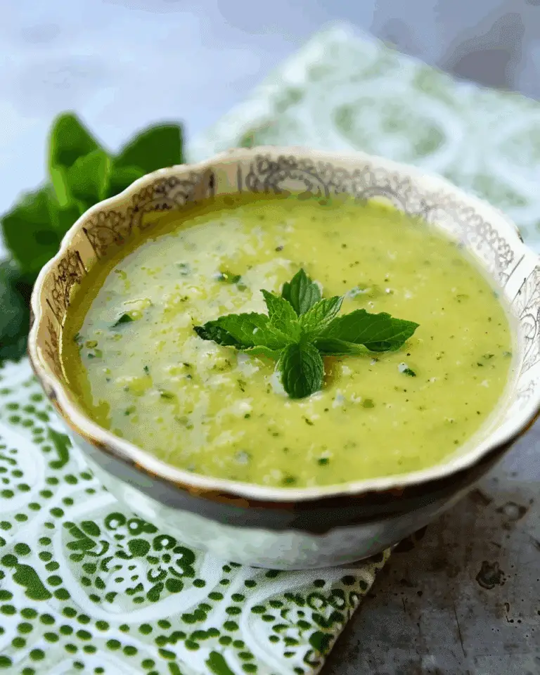 Spicy Zucchini Soup