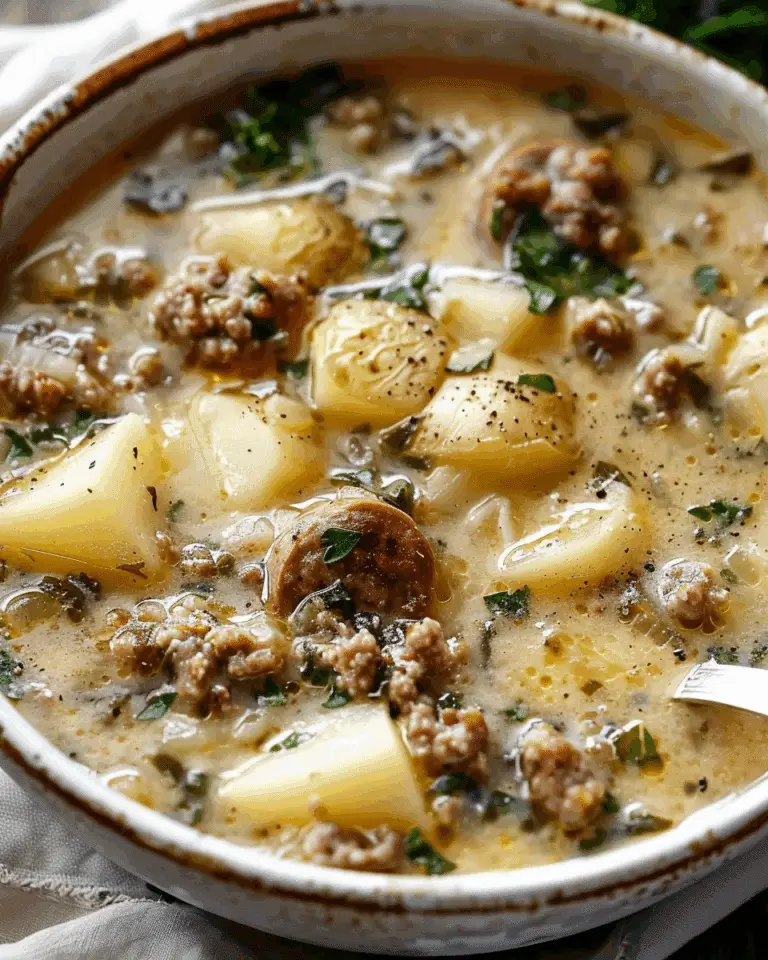 Cozy Italian Sausage and Potato Soup 