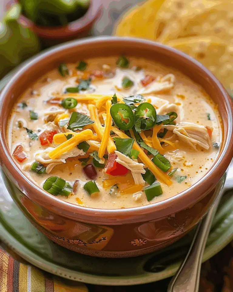 Creamy Chicken Tortilla Soup