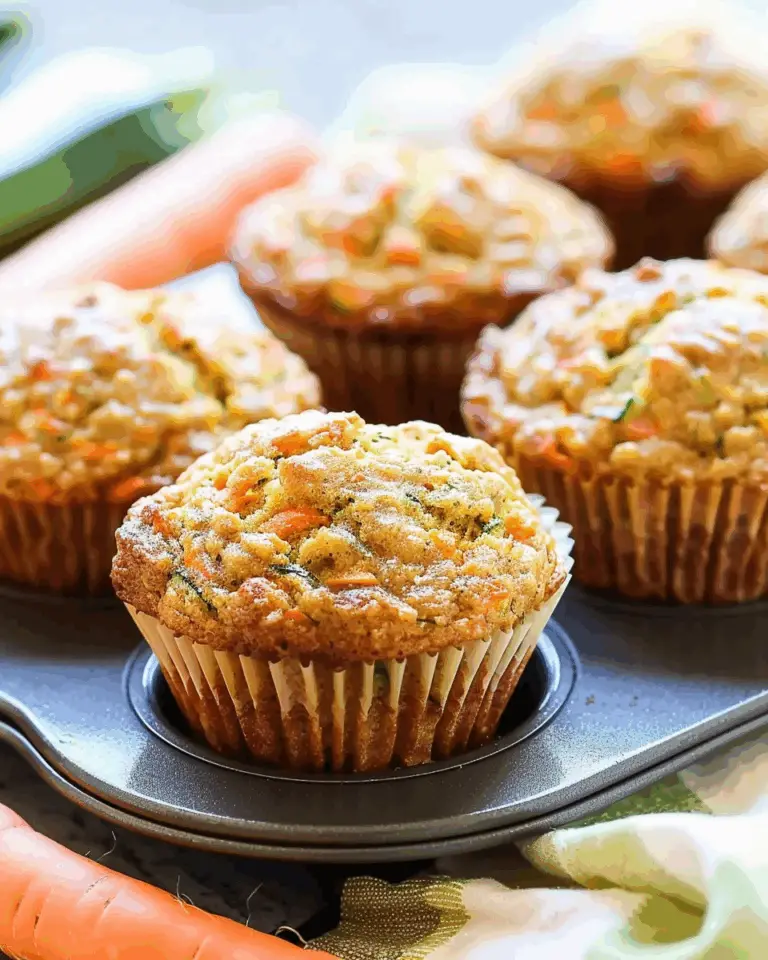 Easy Carrot Zucchini Muffins