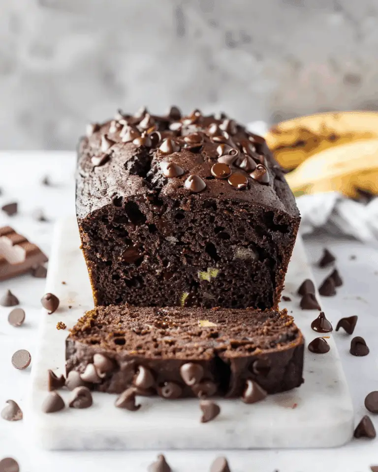 Chocolate Zucchini Banana Bread