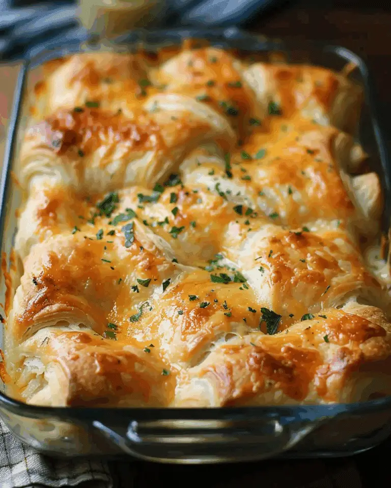 Cheesy, Easy, and Family-Approved Chicken Crescent Bake