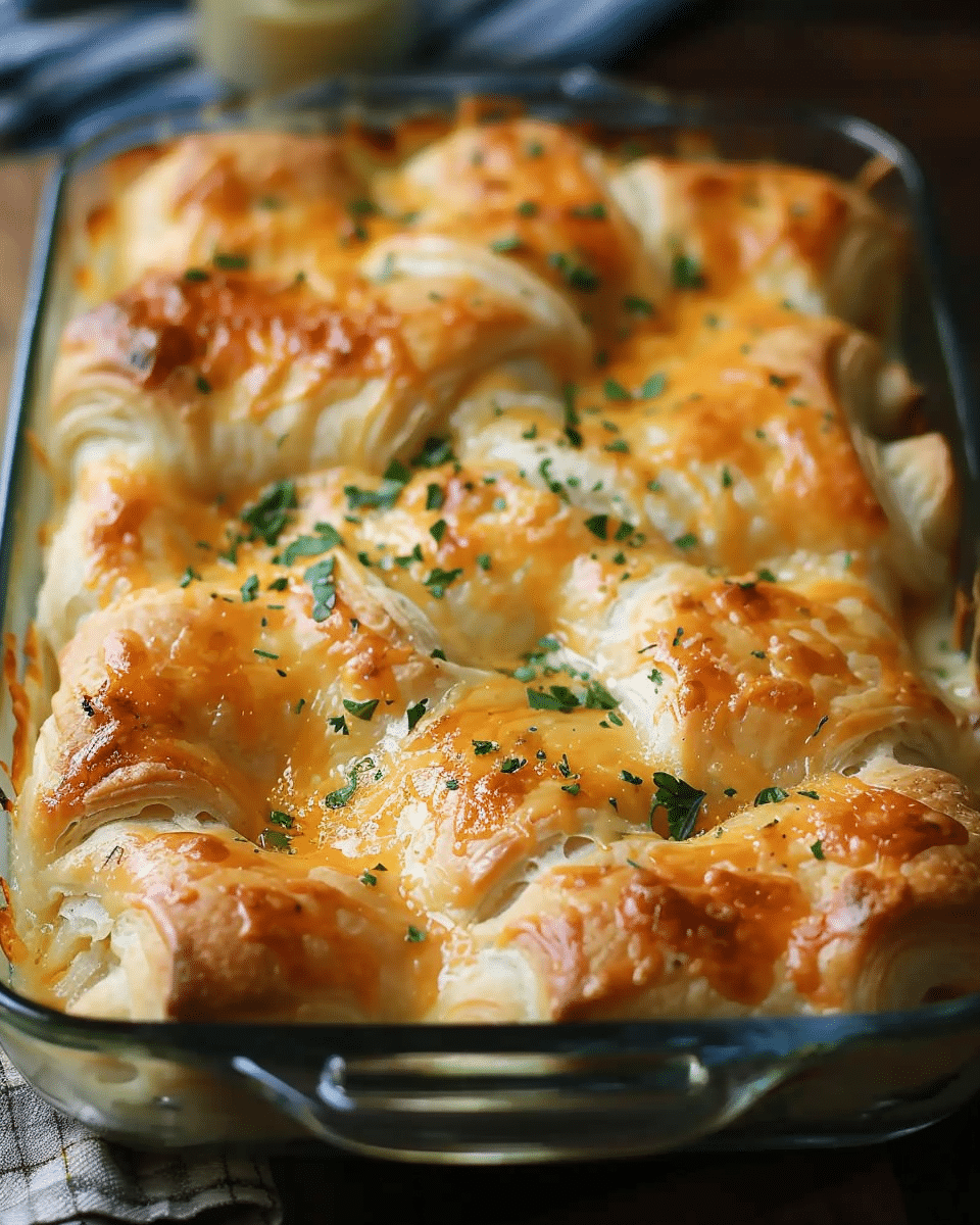 Cheesy, Easy, and Family-Approved Chicken Crescent Bake