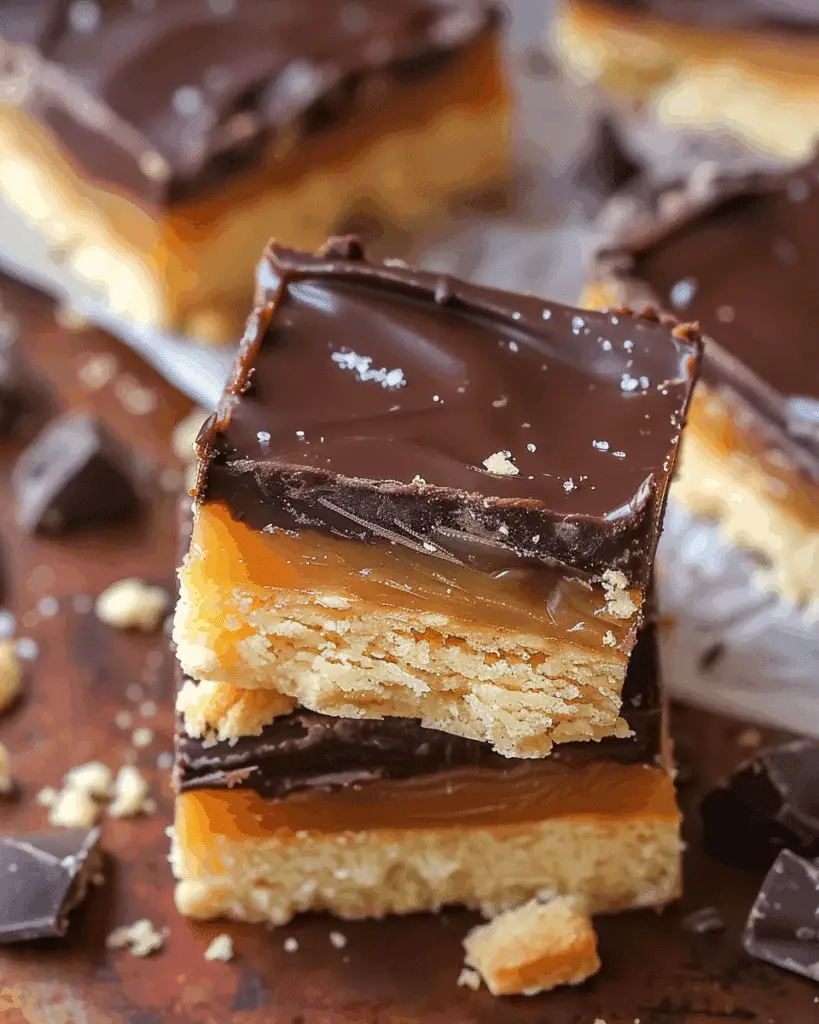 Millionaire Bars with Shortbread