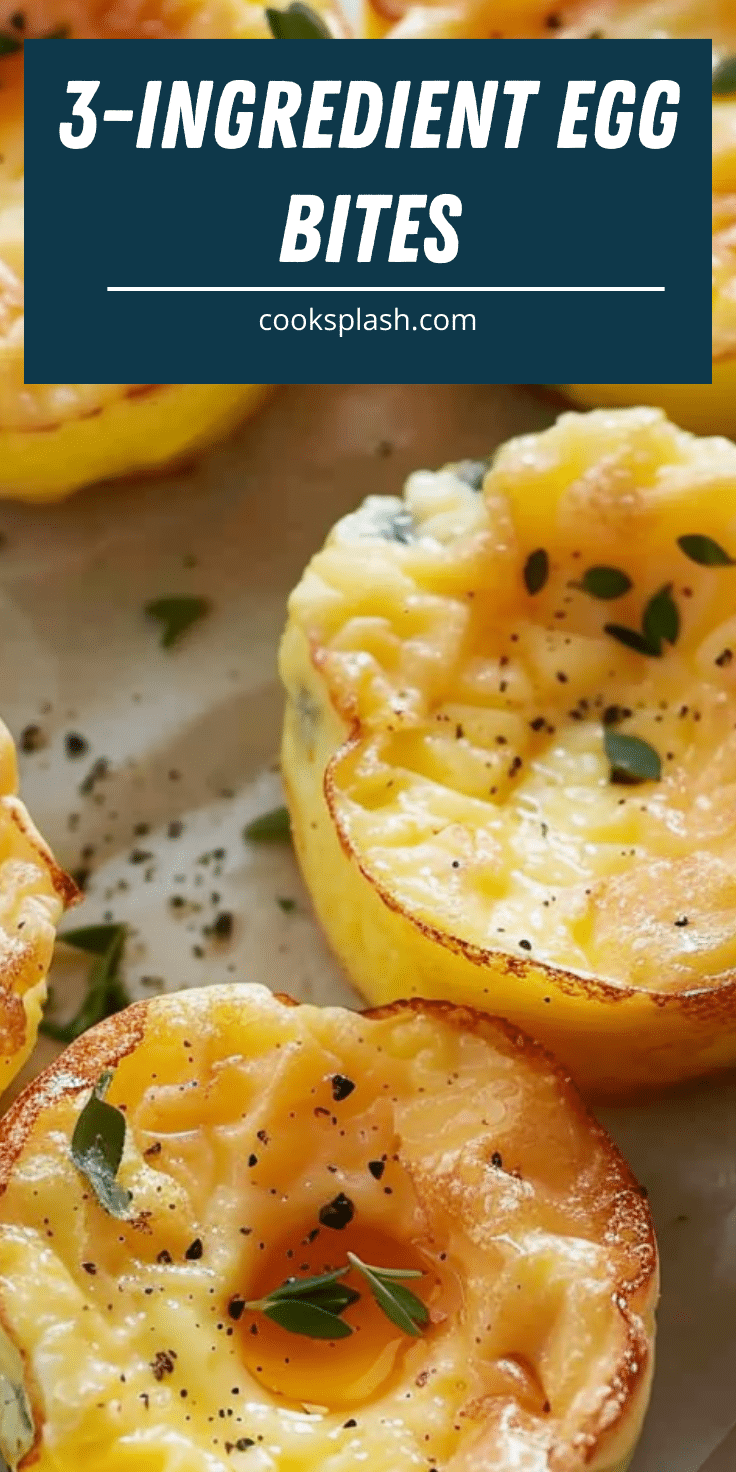 3-Ingredient Egg Bites | Cook Splash