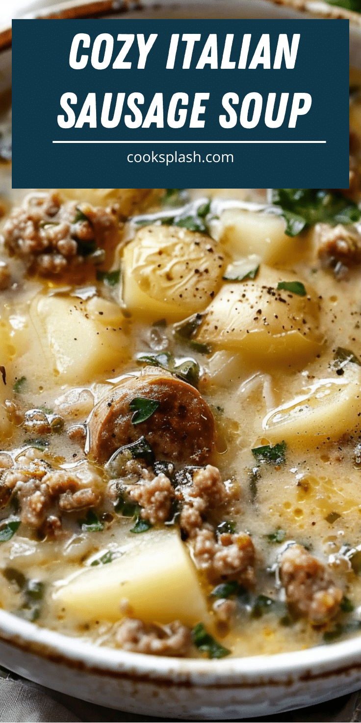 Cozy Italian Sausage and Potato Soup | Cook Splash