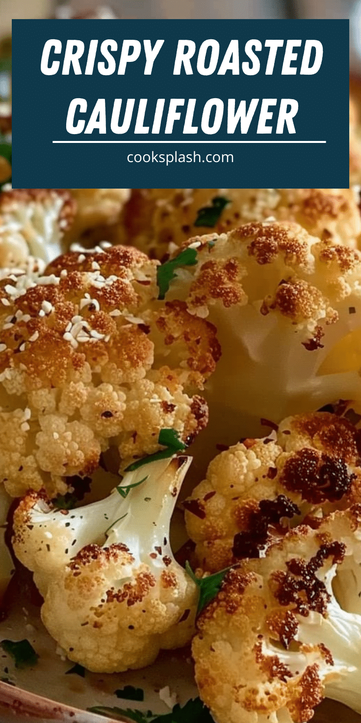 Crispy Roasted Cauliflower Cook Splash