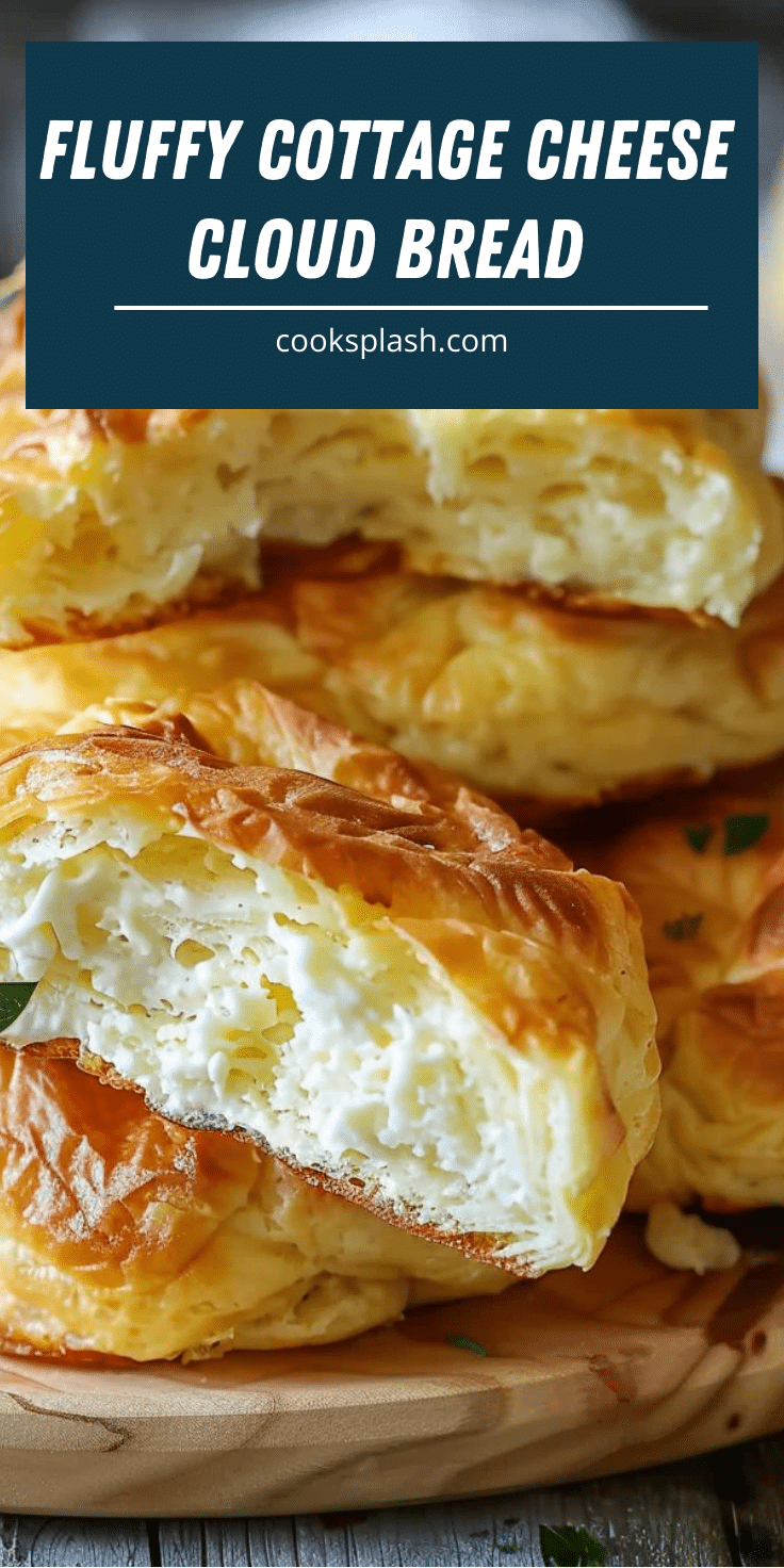 Fluffy Cottage Cheese Cloud Bread Cook Splash