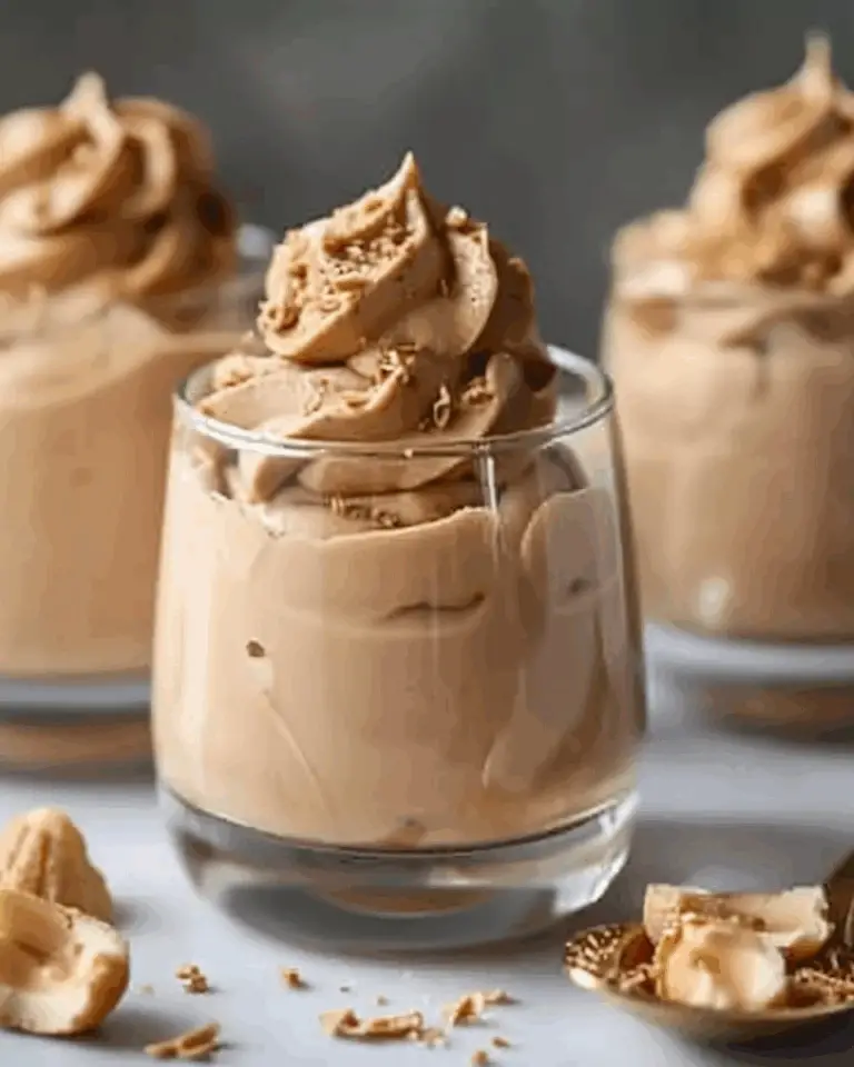 4-Ingredient Peanut Butter Mousse