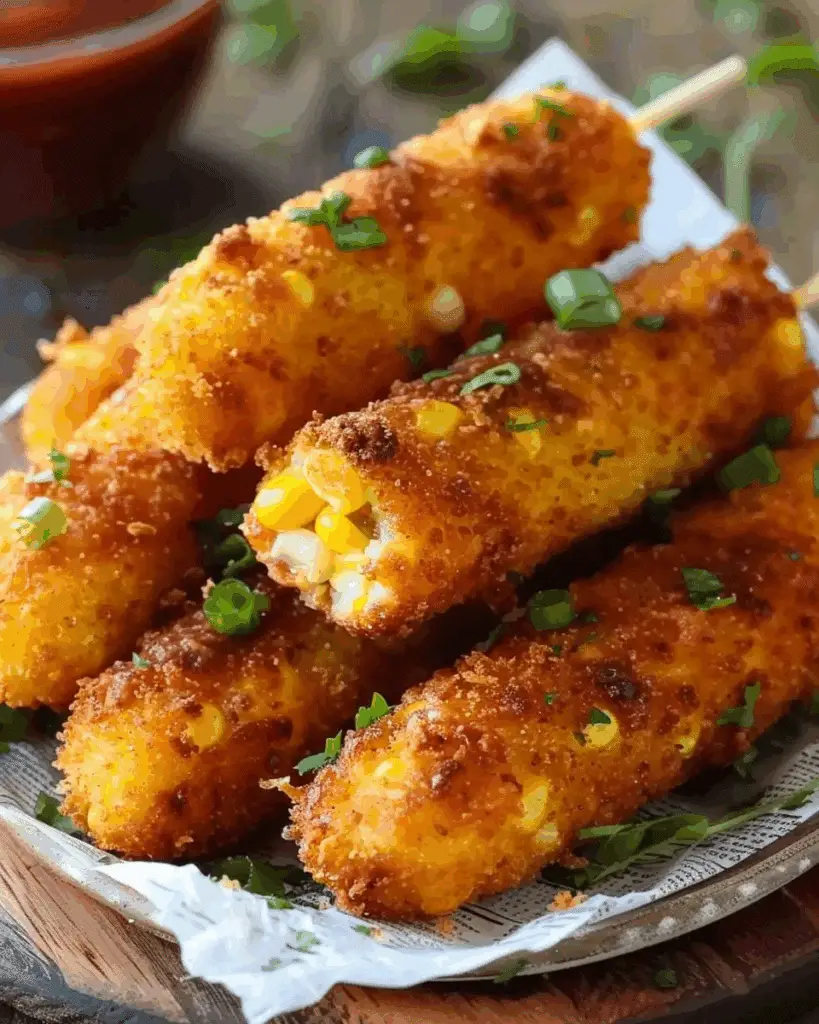 Crispy Cheesy Corn Sticks