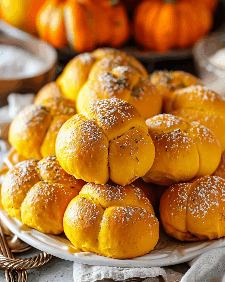 Pumpkin Bread Rolls