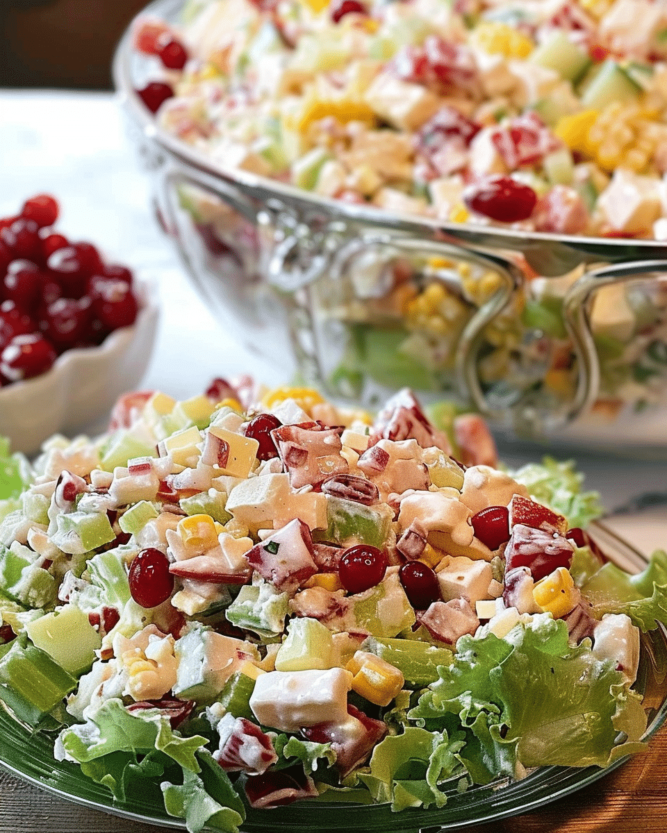 A Festive Christmas Salad to Brighten the Table