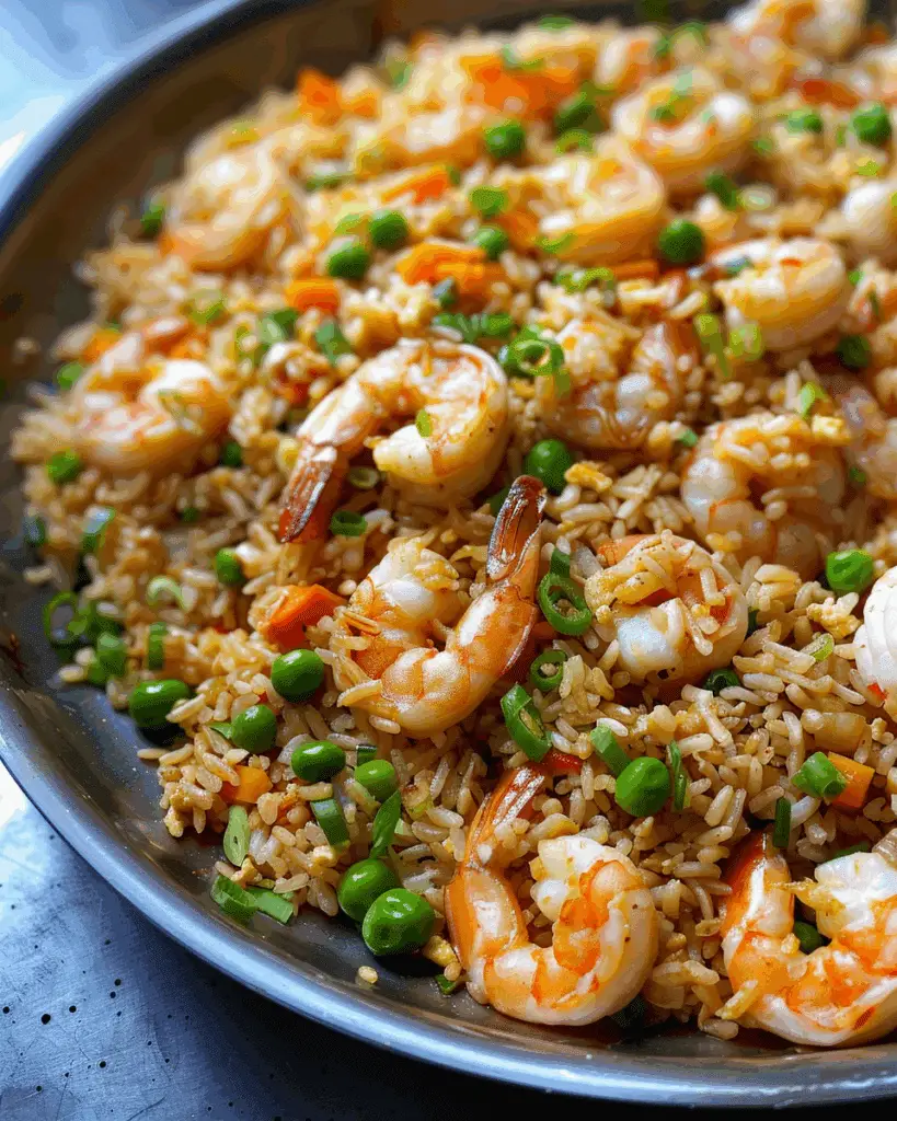 Chopped Shrimp Fried Rice