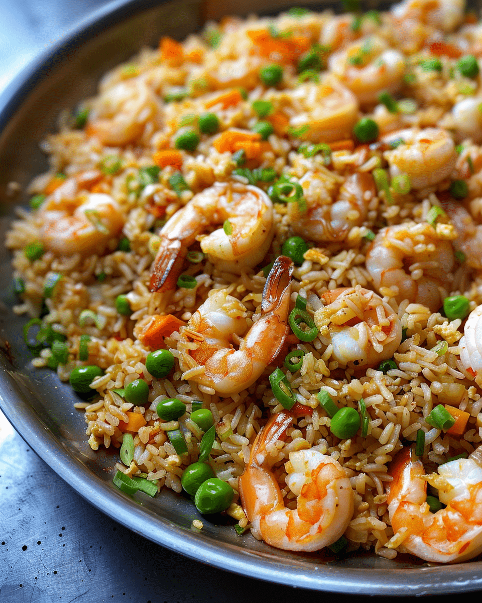 Chopped Shrimp Fried Rice