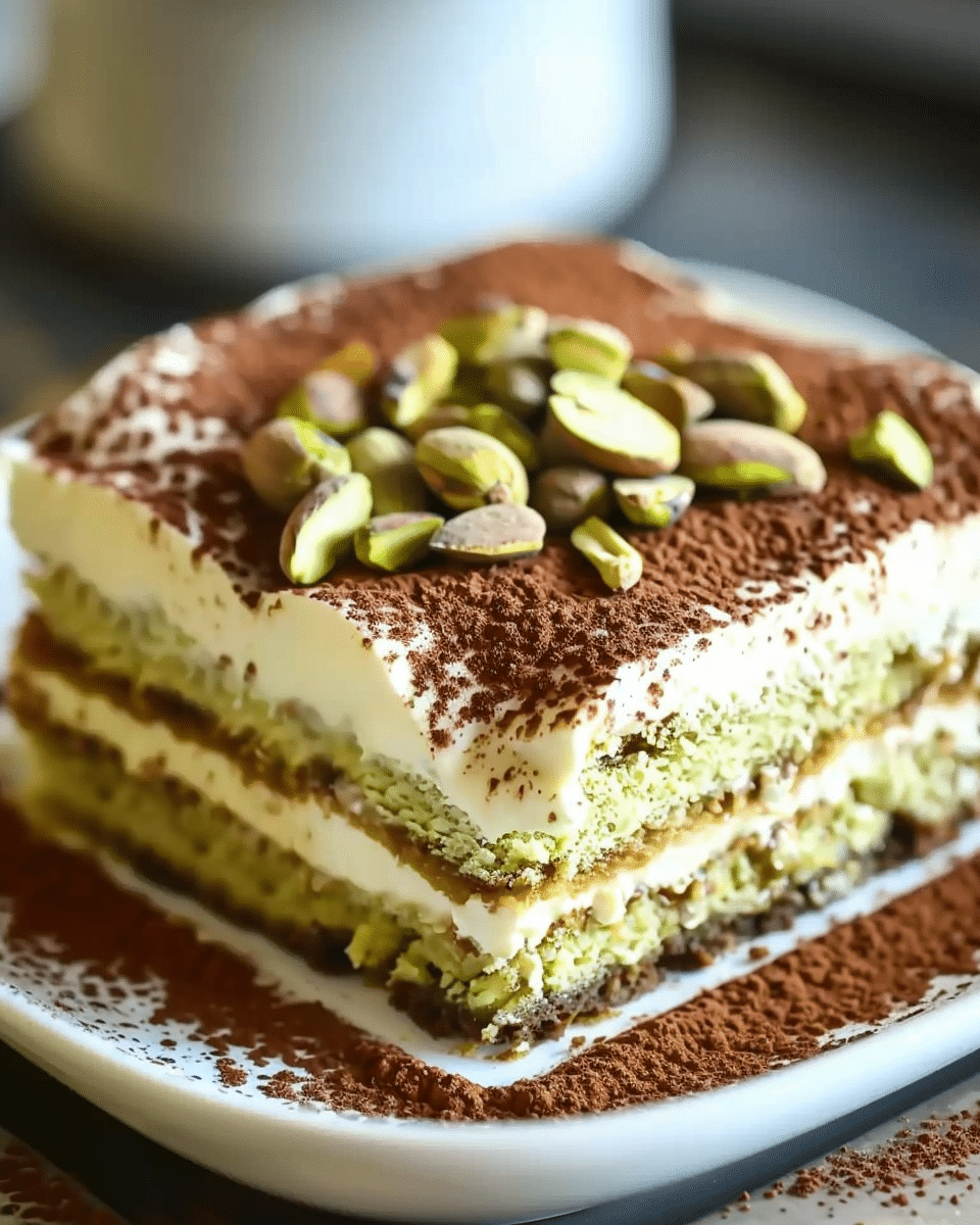 Pistachio Tiramisu