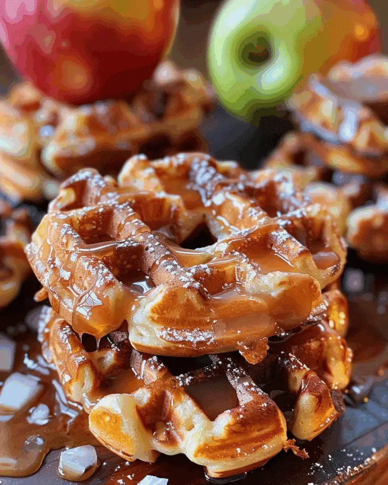 Apple Fritter Waffle Donuts