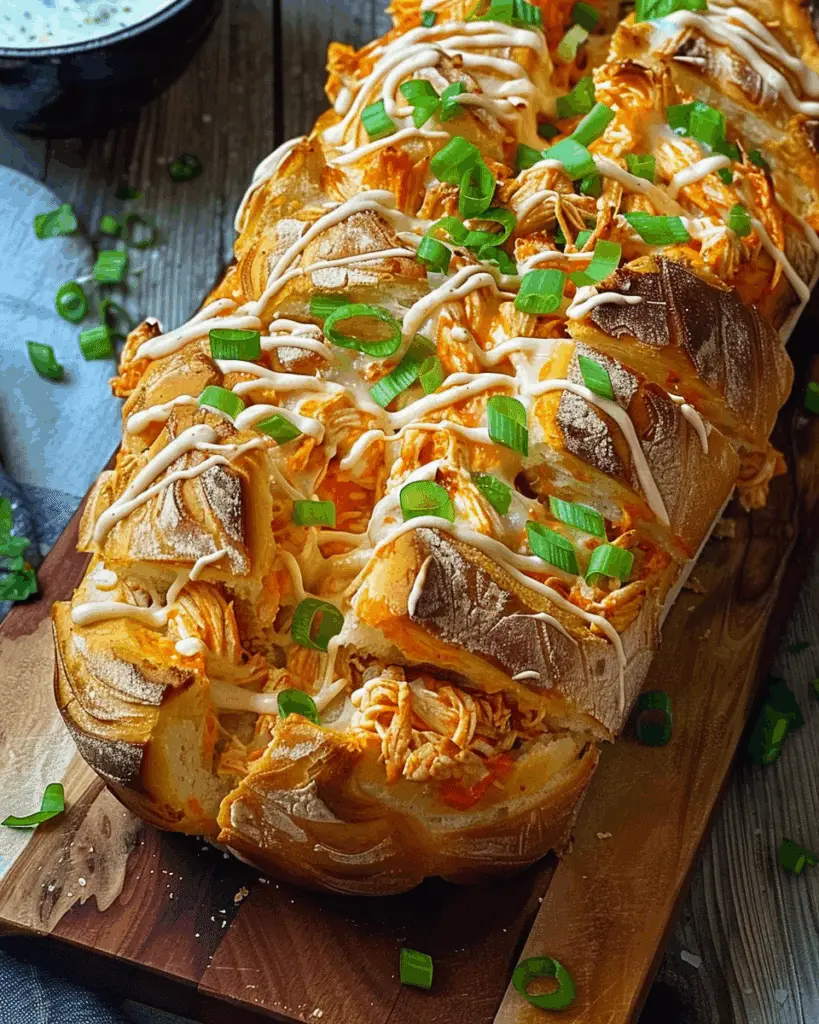 Buffalo Chicken Pull-Apart Bread