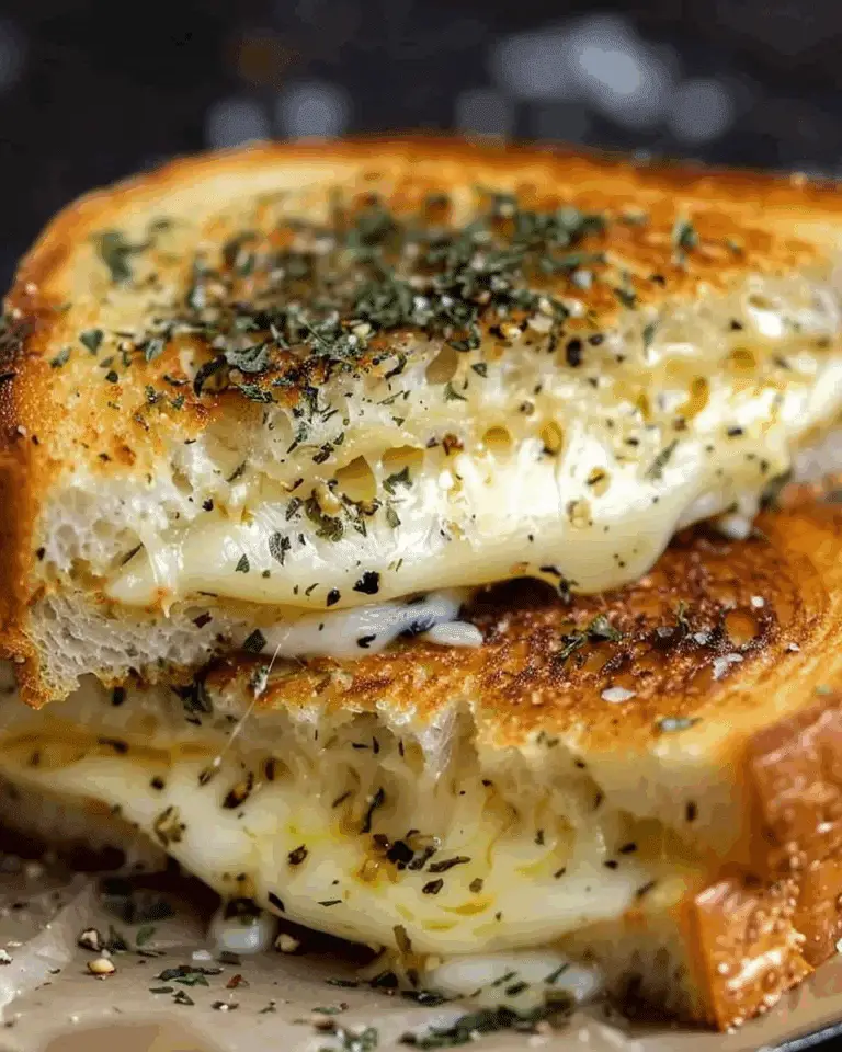 Garlic Bread Grilled Cheese