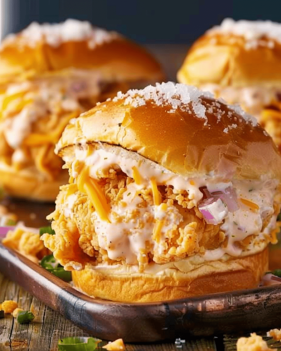 Crack Chicken Sandwiches