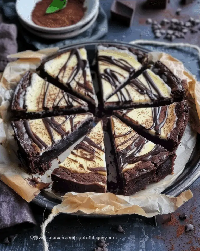 Easy Brownies Cheesecake