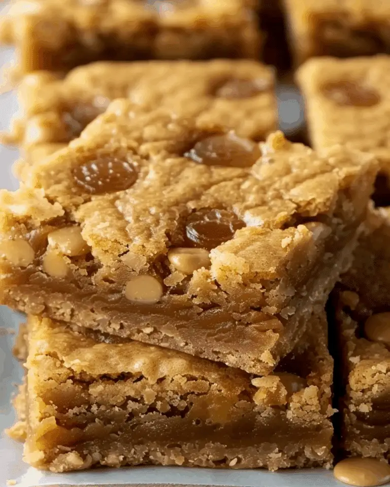 Grandma’s Chewy Butterscotch Blondies