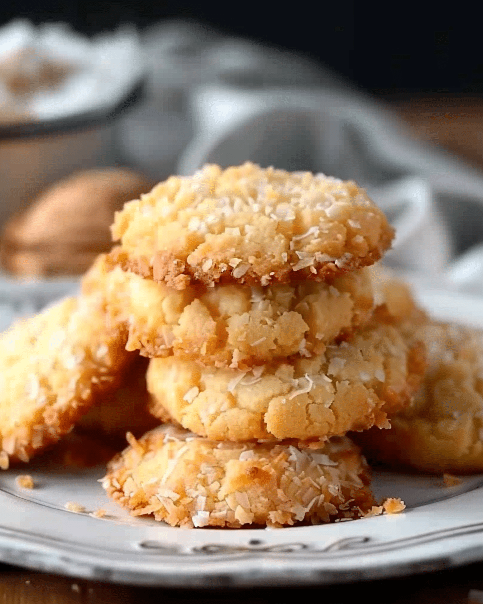 5-Minute Coconut Butter Cookies