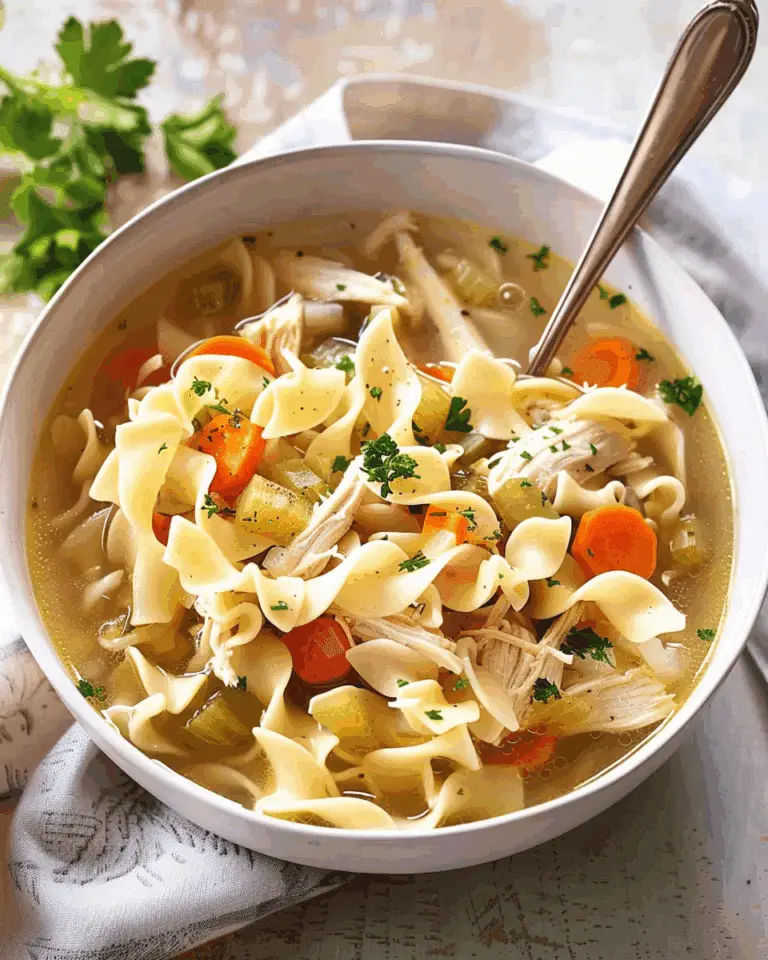 Easy Chicken Noodle Soup with Rotisserie Chicken