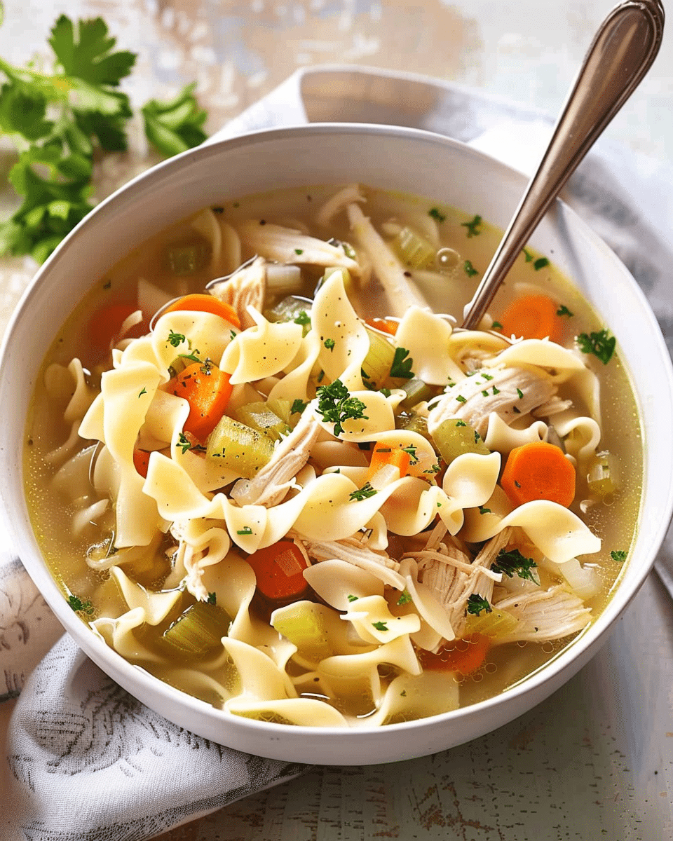 Easy Chicken Noodle Soup with Rotisserie Chicken