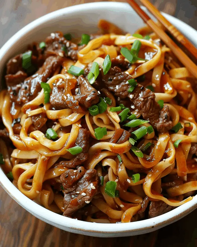 Hoisin Beef Noodles