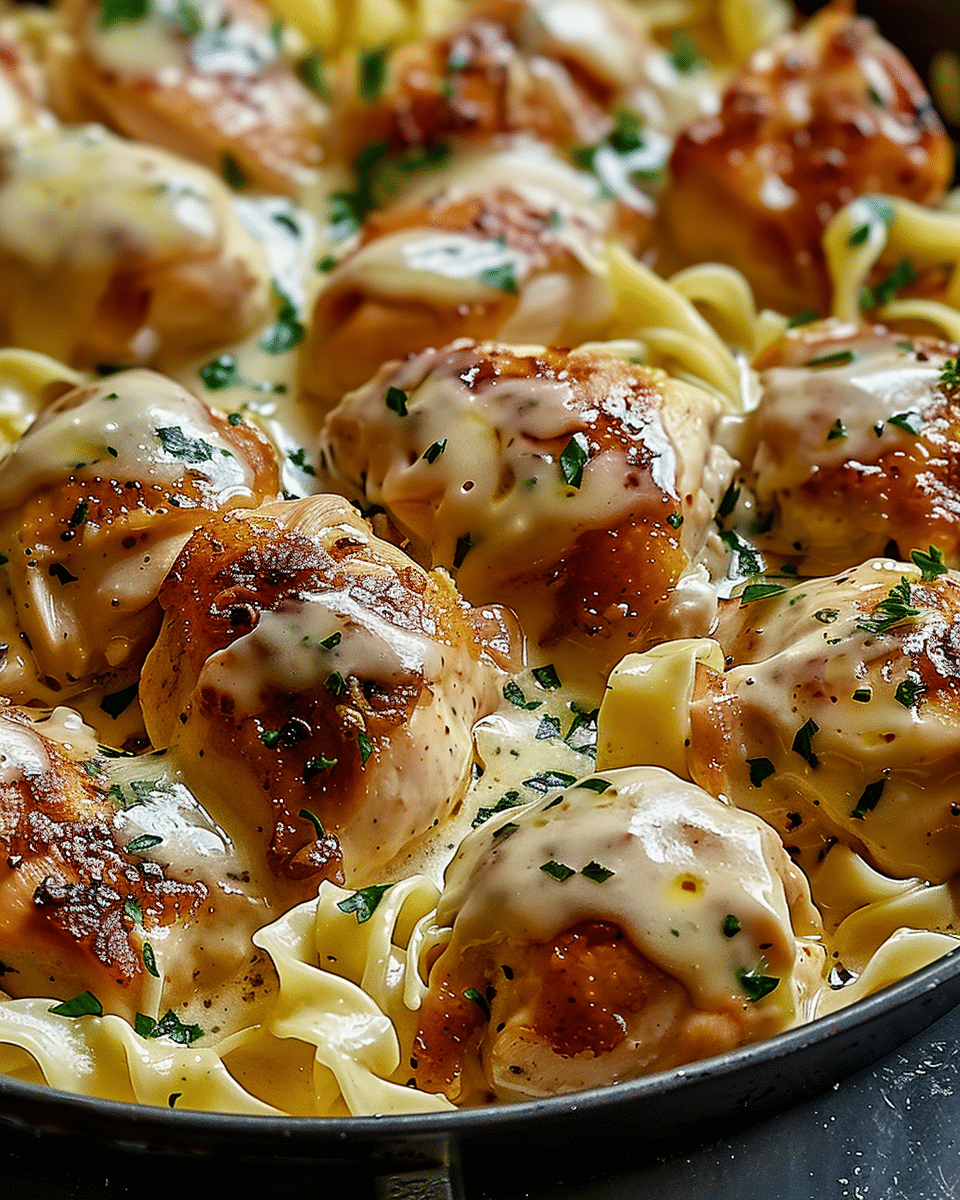 One-Pan Chicken with Buttered Noodles