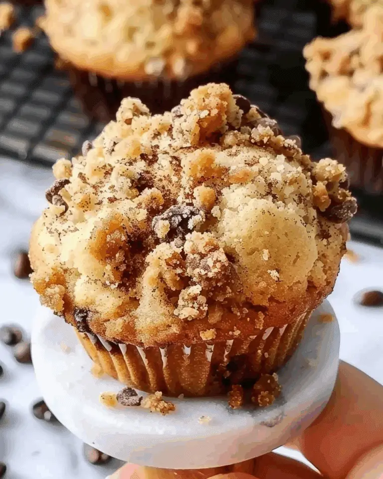 Coffee Crumble Muffins