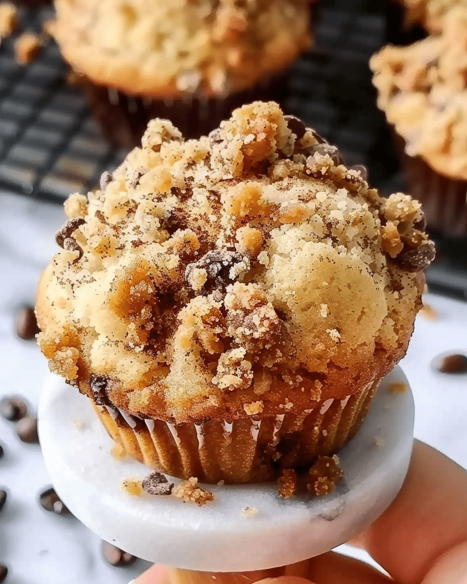 Coffee Crumble Muffins