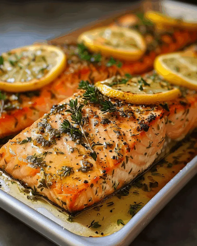 Lemon Herb Baked Salmon