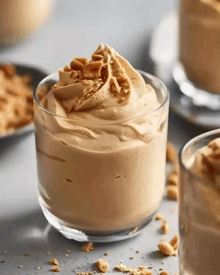 4-Ingredient Peanut Butter Mousse