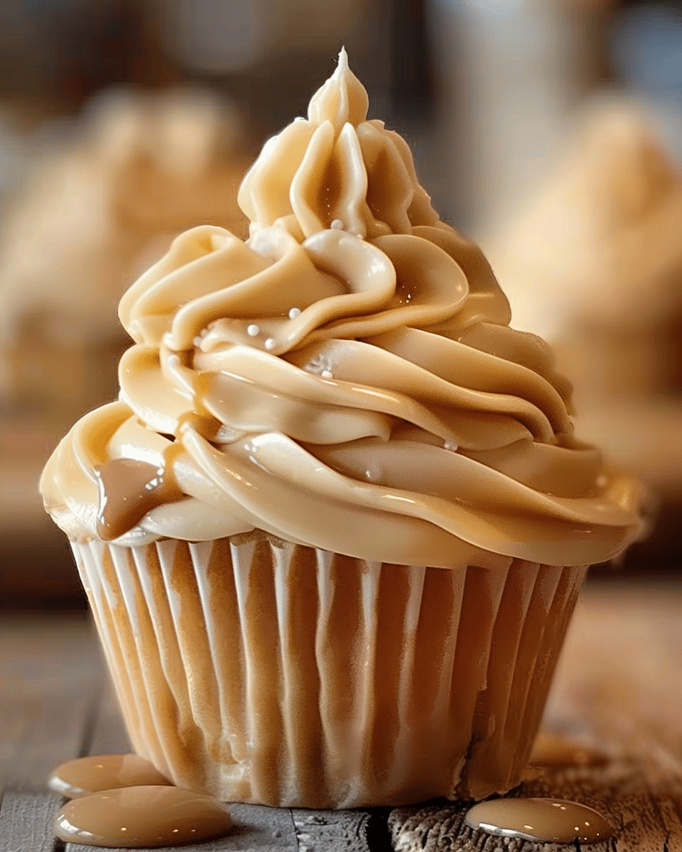 Caramel Cream Cupcake