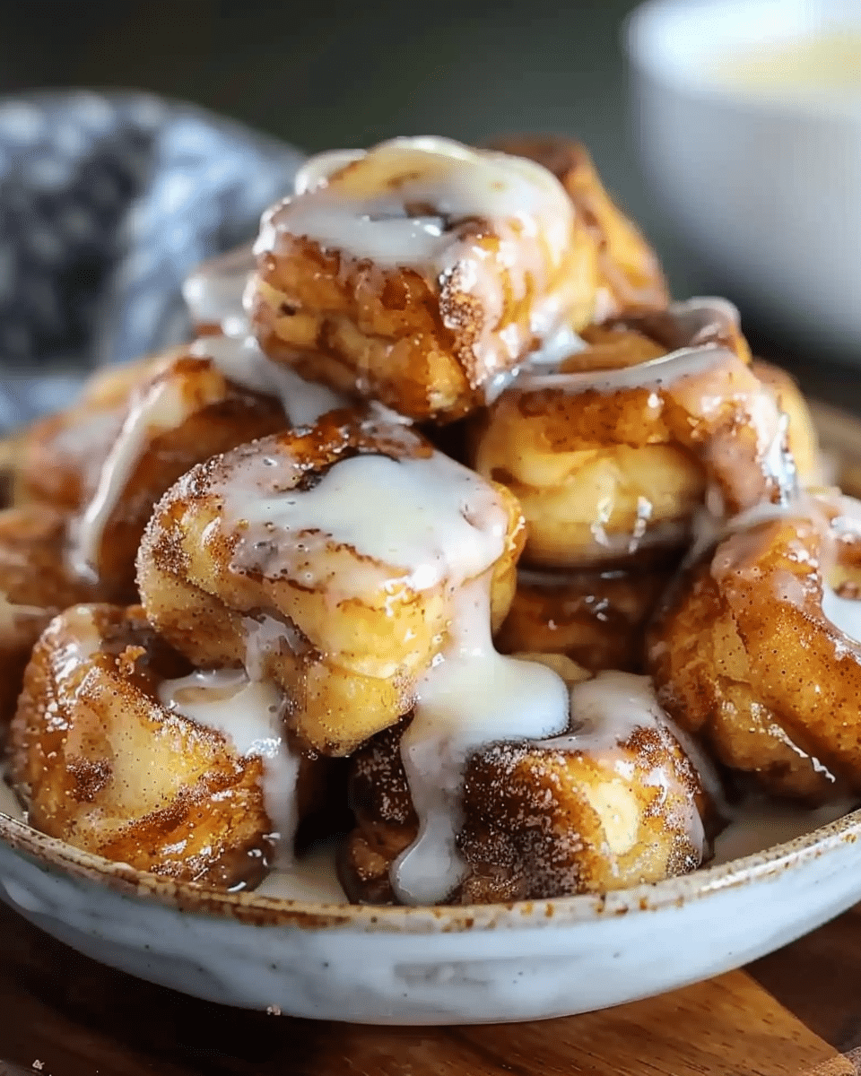 Cinnamon Roll French Toast Bites