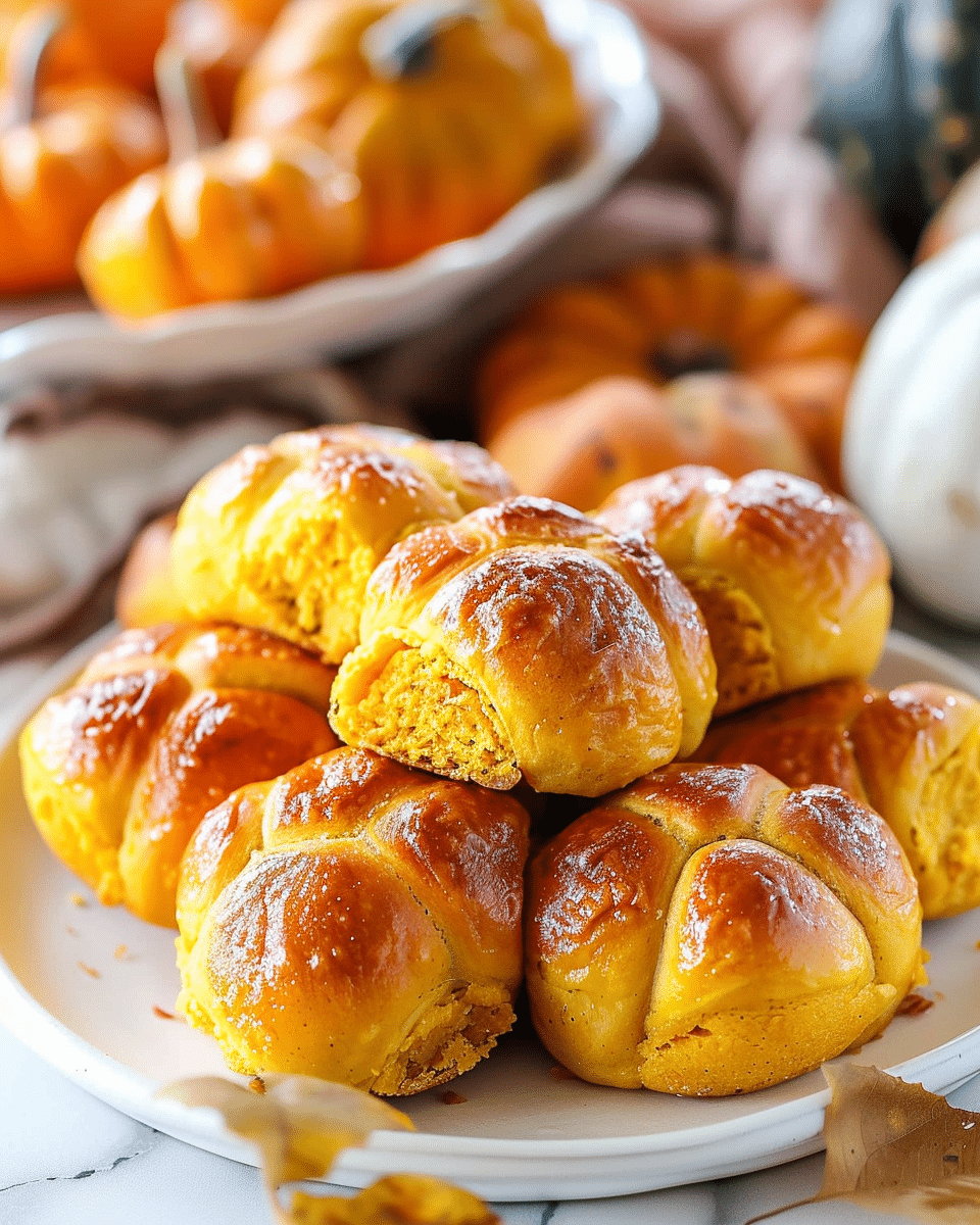 Pumpkin Bread Rolls
