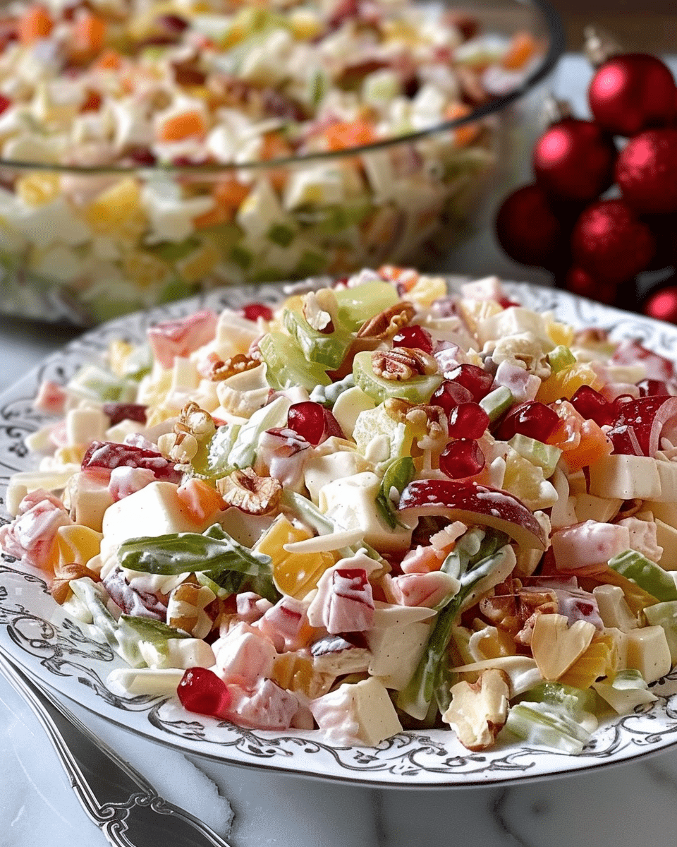 A Festive Christmas Salad to Brighten the Table