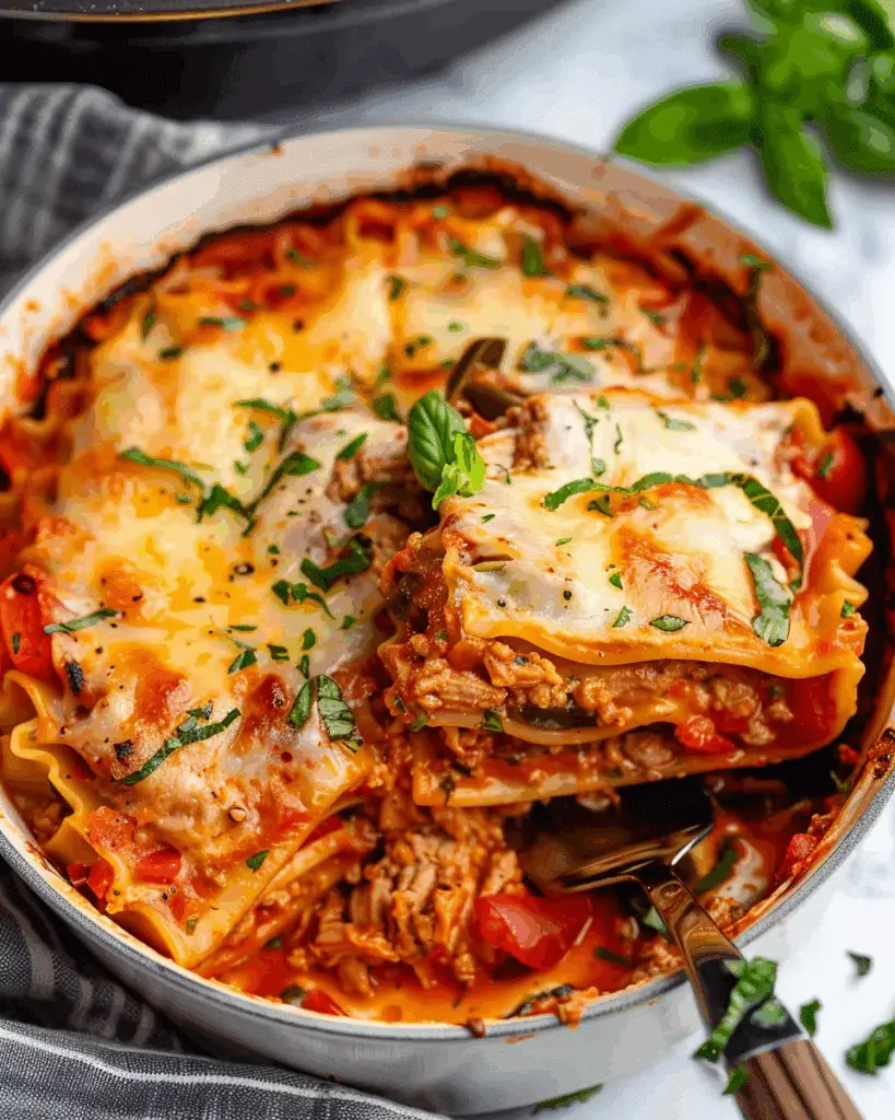 Instant Pot Turkey Vegetable Lasagna