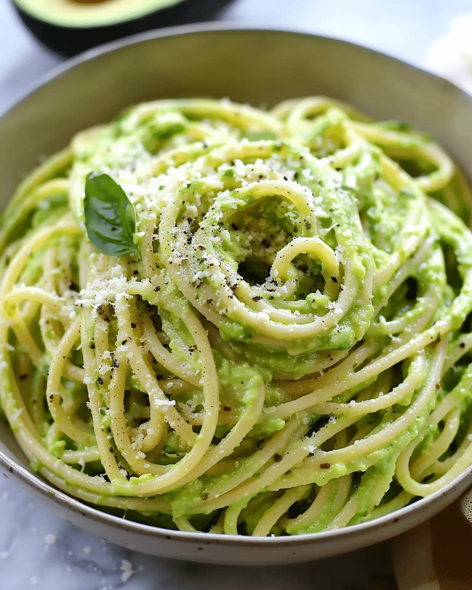 Healthy Creamy Avocado Pasta Recipe