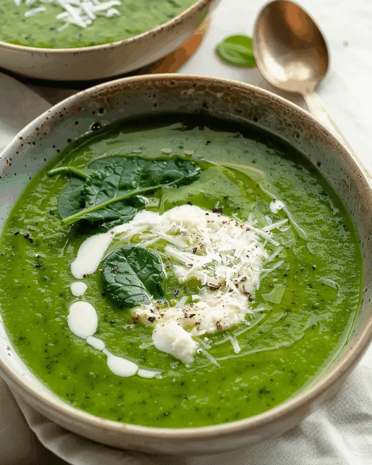Creamy Spinach and Potato Soup