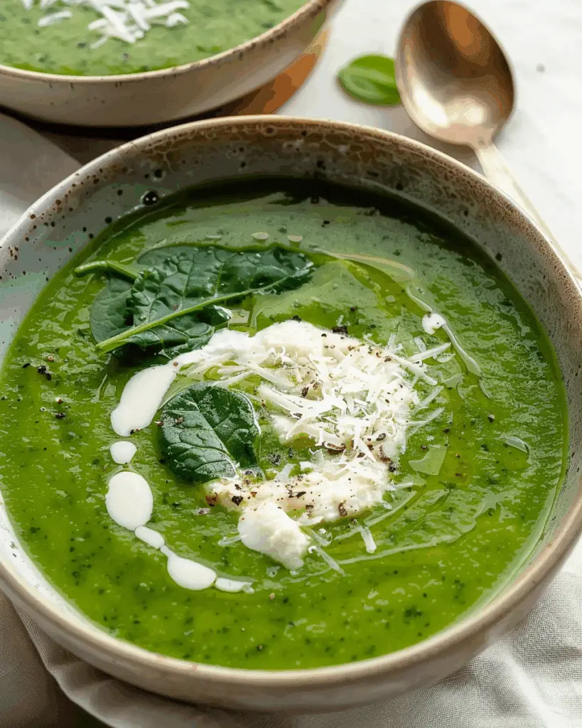 Creamy Spinach and Potato Soup