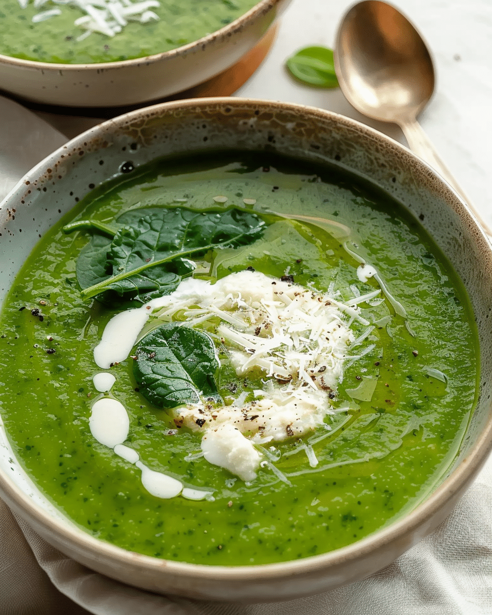 Creamy Spinach and Potato Soup
