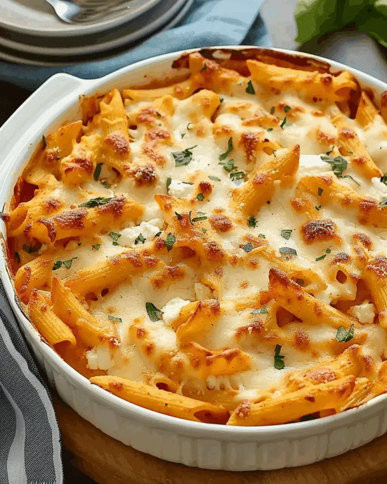 Cheesy Pumpkin Ricotta Pasta Bake
