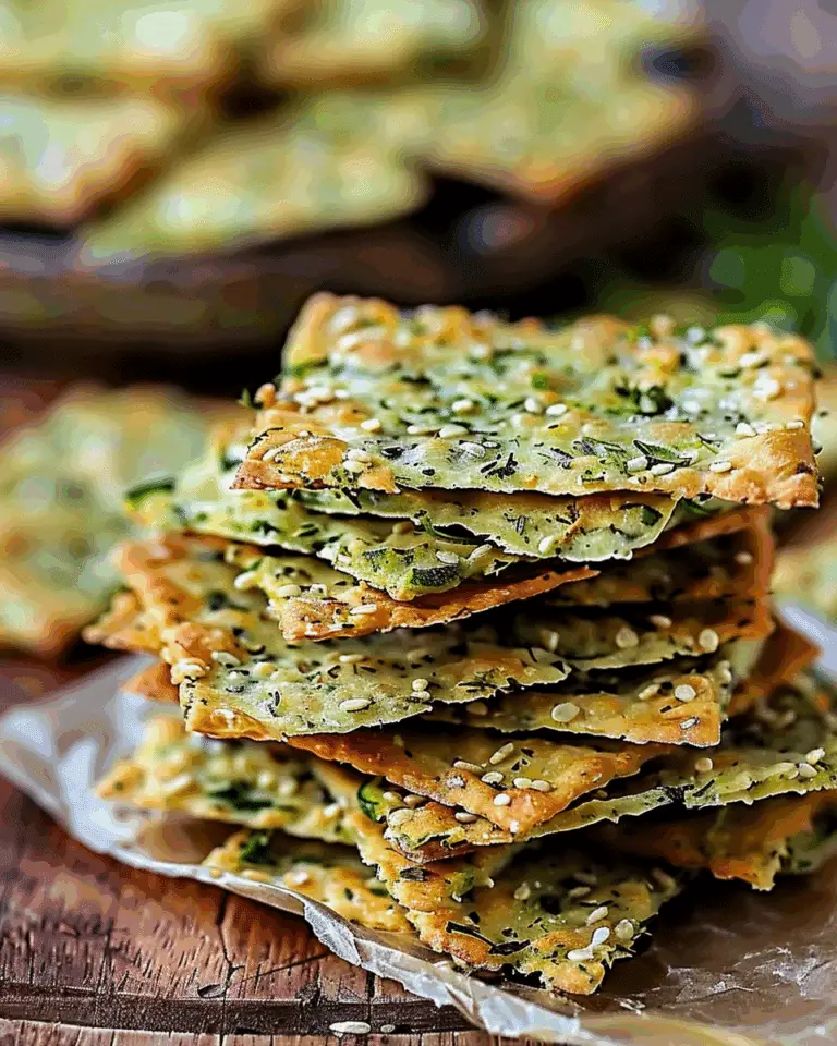 Bake Zucchini Herb Crackers for a Healthy Crunch