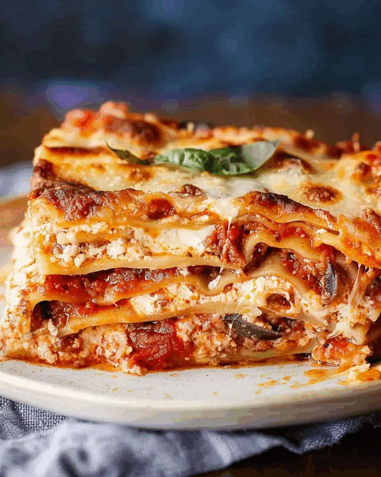 Classic Lasagna Bolognese