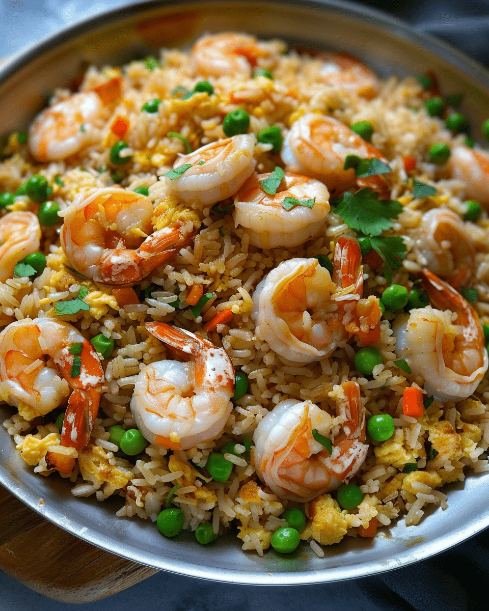Chopped Shrimp Fried Rice