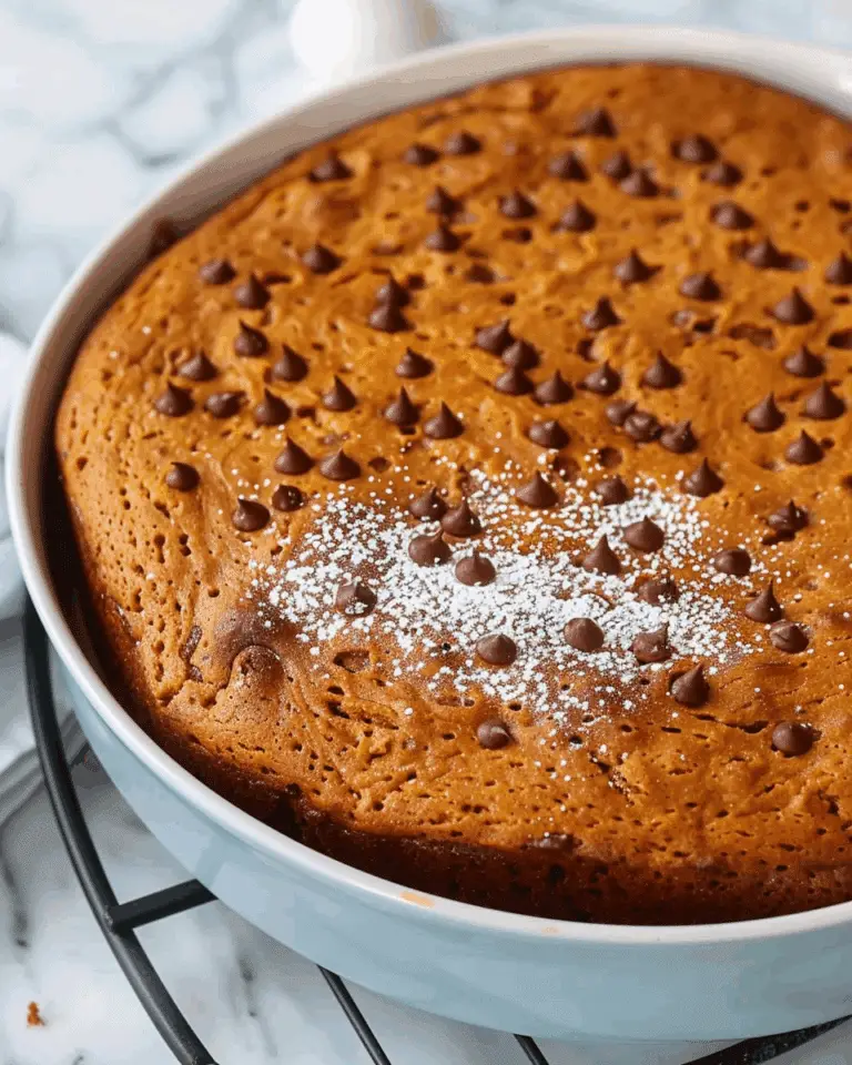 Easy Pumpkin Chocolate Chip Cake