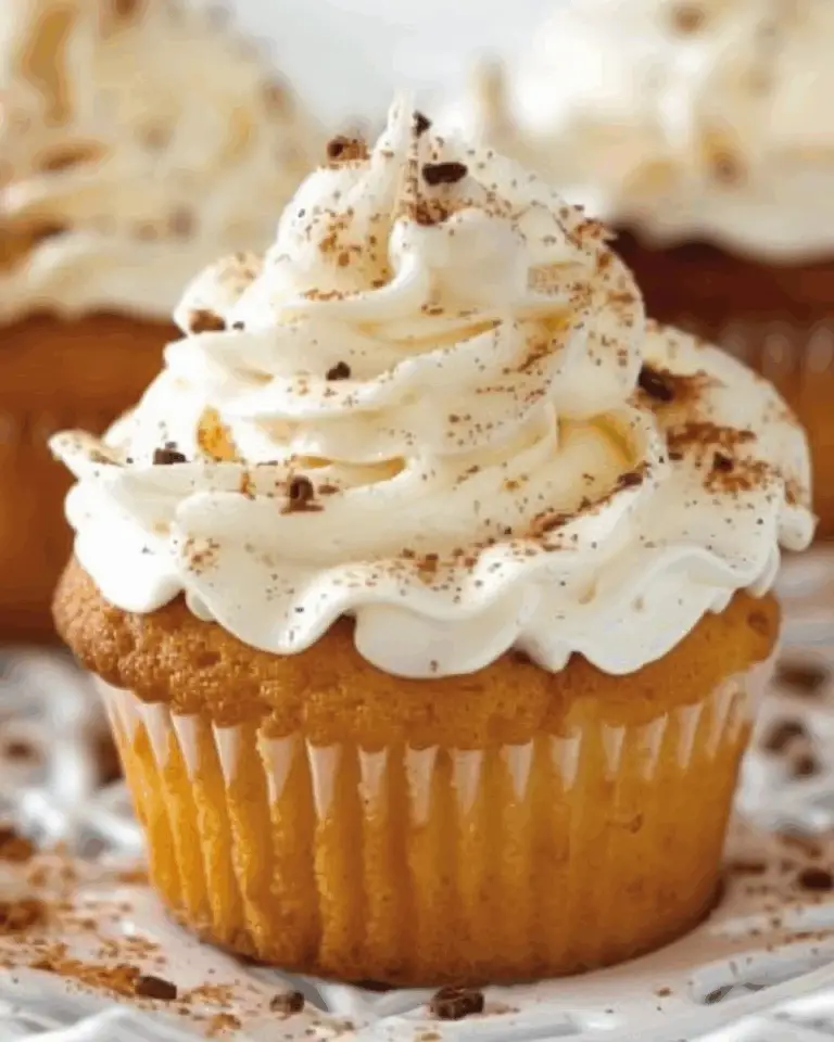Impossible Pumpkin Pie Cupcakes