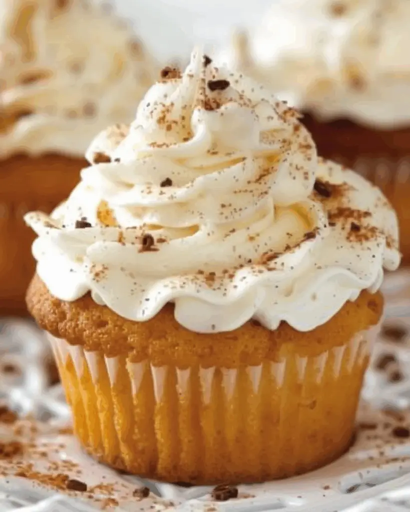 Impossible Pumpkin Pie Cupcakes